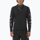 Лонгслів для бігу чоловічий Salomon Shakeout Core deep black