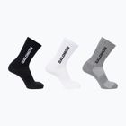 Шкарпетки Salomon Everyday Lite Crew 3 pack black/white/frost gray