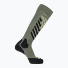 Шкарпетки лижні Salomon S/Access deep lichen green/lime cream/black
