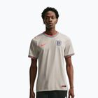 Футболка футбольна чоловіча Nike England Academy Pro Pre-Match pewter grey/bright crimson