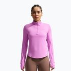 Кофта для бігу жіноча Nike Swift Dri-FIT UV 1/4-Zip light magenta