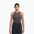 Жіноча футболка Nike One Fitted Dri-Fit Cropped Tank thunder grey/white