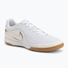 Кросівки футбольні чоловічі Nike Tiempo Reactgato IC white/metallic gold