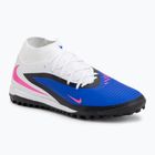 Кросівки футбольні чоловічі Nike Phantom 6 High Academy TF racer blue/white/pink blast