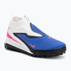 Кросівки футбольні дитячі Nike Phantom 6 High Academy TF racer blue/white/pink blast