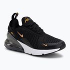 Дитяче взуття Nike Air Max 270 black/laser orange/metallic copper