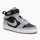 Дитяче взуття Nike Court Borough Mid 2 black/white/gum med brown/light smoke grey