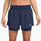 Шорти жіночі Nike One Dri-Fit High-Waisted 3" 2In1 midnight navy/white