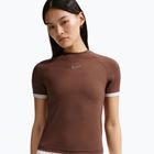 Футболка жіноча Nike Gloss Fitted Top light chocolate