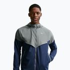 Куртка для бігу чоловіча Nike Impossibly Light Windrunner smoke grey/smoke grey/midnight navy