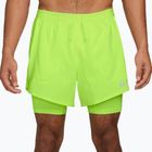 Шорти для бігу чоловічі Nike Stride Dri-Fit Hybrid 5" volt ice