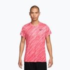 Футболка тенісна чоловіча Nike Court Dri-Fit Victory Print pink foam/black