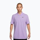 Футболка тенісна чоловіча Nike Court Dri-Fit Polo Solid violet mist/black