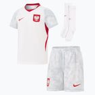 Комплект футбольний дитячий Nike Dri-Fit Poland Stadium Home Kit white/field silver