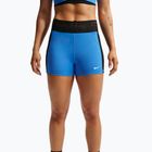Шорти для тренувань жіночі Nike Pro Sculpt Dri-Fit High-Waisted Biker 5" light photo blue/black/white
