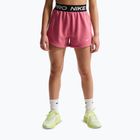 Дитячі шорти Nike Pro Fleece Dri-Fit peony/peony/black/white