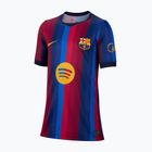 Футболка футбольна дитяча Nike FC Barcelona Dri-Fit Stadium Home deep garnet/blue void/mineral yellow
