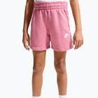Дитячі шорти Nike Sportswear Club Fleece peony/peony/white