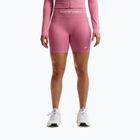 Шорти для тренувань жіночі Nike Pro Seamless High Waisted Biker 5" peony/white