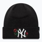 Шапка зимова жіноча New Era Sequin Rose Beanie New Yor Yankees black