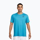 Футболка чоловіча Nike Court Dri-Fit Advantage baltic blue/black