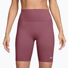 Шорти для тренувань жіночі Nike One Pink Smoke/White