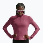 Кофта для бігу жіноча Nike Swift Dri-FIT UV 1/4-Zip pink smoke