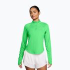 Лонгслів для бігу жіночий Nike Tempo Swoosh Run Dri-Fit 1/4-Zip illusion green/white