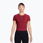 Футболка для тренувань жіноча Nike Pro Seamless tough red/white