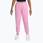 Штани дитячі Nike Sportswear Studio pink rise/white