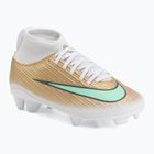 Футбольне взуття дитяче Nike Jr. Mercurial Superfly 11 Club "Kylian Mbappé" metallic gold/green glow