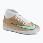 Футбольне взуття дитяче Nike Jr. Mercurial Superfly 11 Club "Kylian Mbappé" metallic gold/green glow
