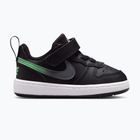 Взуття дитяче Nike Court Borough Low black/smoke grey/white/illusion green