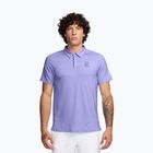 Футболка тенісна чоловіча Nike Court Advantage purple pulse/gridiron