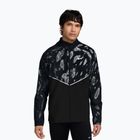 Куртка для бігу чоловіча Nike Miler Repel UV Printed black/black