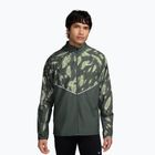 Куртка для бігу чоловіча Nike Miler Repel UV Printed camo green/black