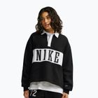 Кофта жіноча Nike Studio Fleece Medium Weight total black/sail/sail