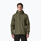 Куртка дощовик чоловіча Patagonia Insulated Boulder Fork Rain basin green