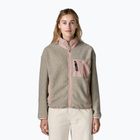 Кофта флісова жіноча Patagonia Synchilla oatmeal heather w/pink frost