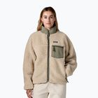 Куртка вітрозахисна жіноча Patagonia Classic Retro-X dark natural w/river rock green