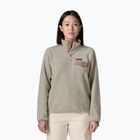 Кофта флісова жіноча Patagonia Lightweight Synchilla Snap-T Pullover oatmeal heather w/moonrise taupe