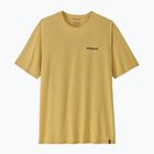 Футболка чоловіча Patagonia Capilene Cool Daily Boardshort Logo limestone yellow - light limestone yellow x-dye
