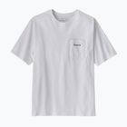 Футболка чоловіча Patagonia Boardshort Logo Pocket Responsibili fiber white