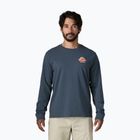 Лонгслів чоловічий Patagonia Great Waves Responsibili-Tee LS summit blue