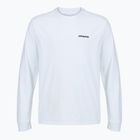 Лонгслів чоловічий Patagonia P-6 Logo Responsibili fiber white