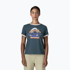 Футболка жіноча Patagonia Great Waves Ringer Tee summit blue