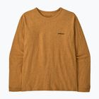 Лонгслів жіночий Patagonia P-6 Logo Responsibili-Tee LS dried mango