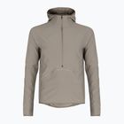 Куртка для бігу чоловіча HOKA Sky Glow Half Zip pebble grey