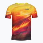 Футболка для бігу чоловіча HOKA Race Day Short Sleeve TR PRT hoka citrus print