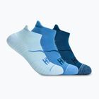 Шкарпетки HOKA No-Show Run Sock 3-pack hazy blue/soft cobalt